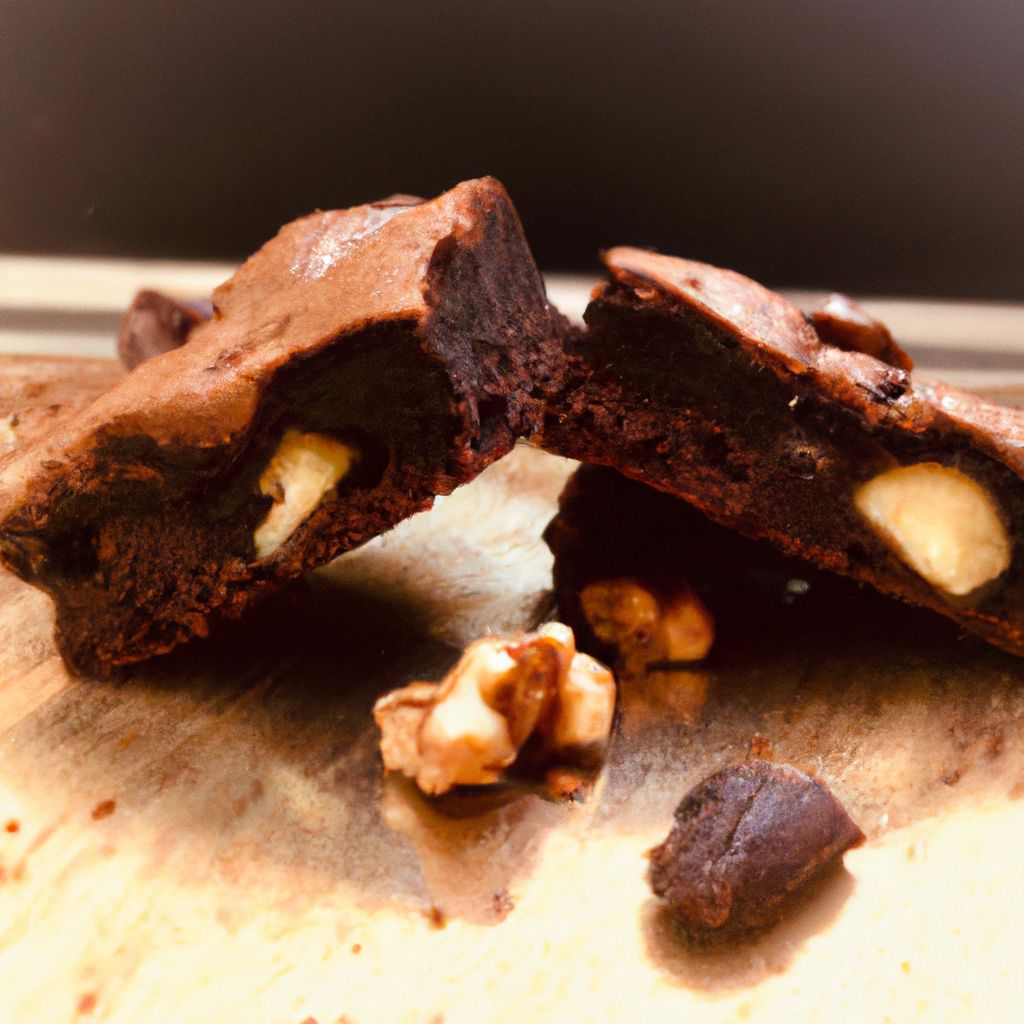 Brownie de chocolate com castanha-do-pará