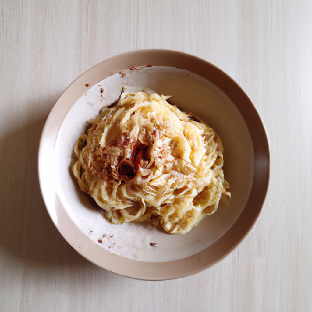 Receita de Espaguete ao Molho de Alho Poró