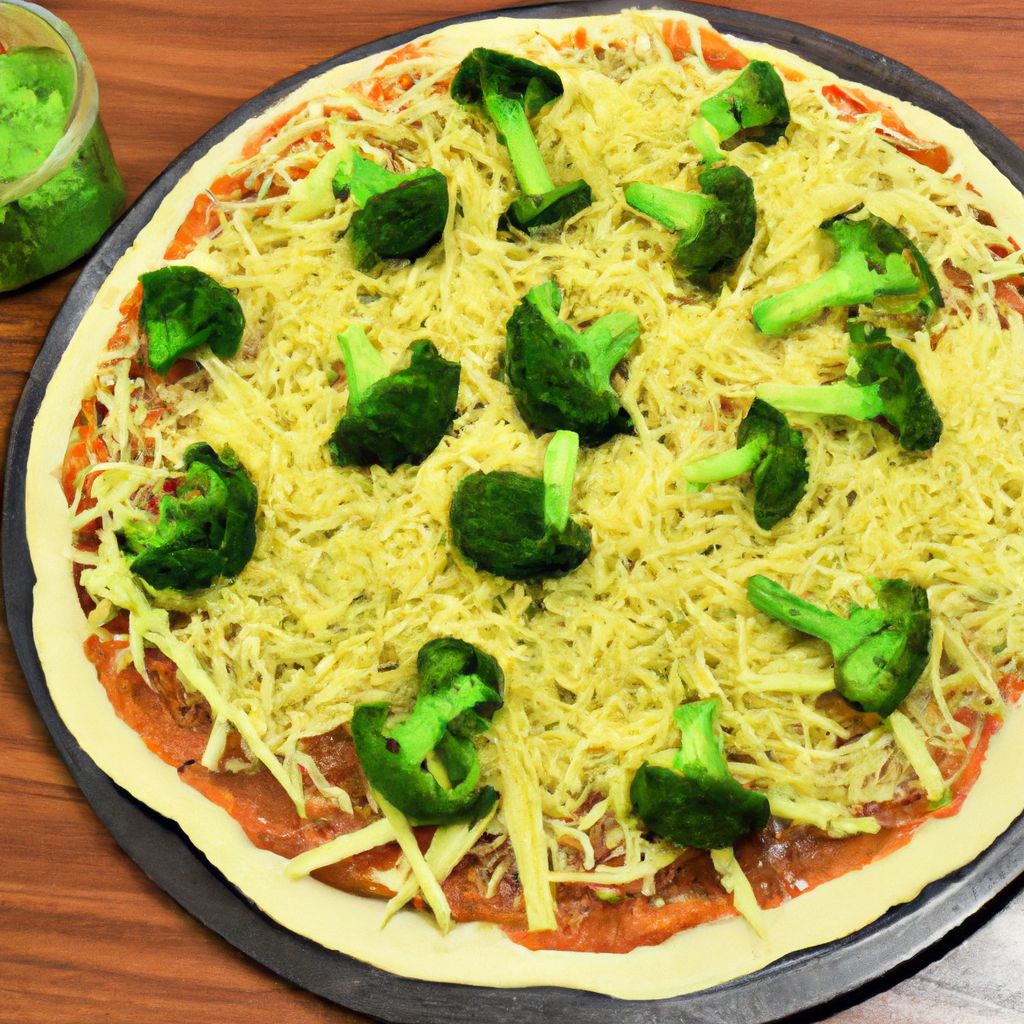 Receita de Pizza de Brócolis