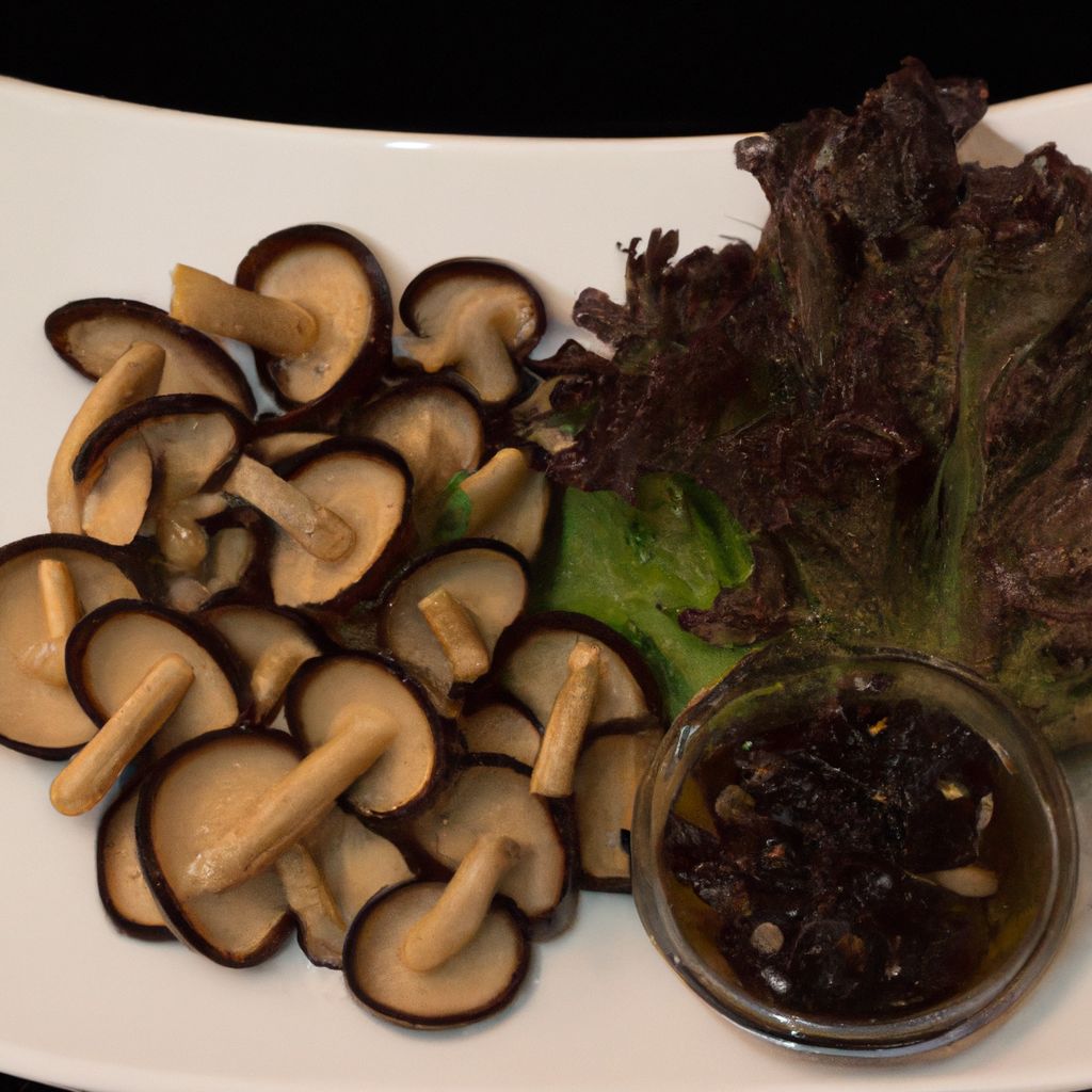 Receita de Salada de cogumelos shimeji