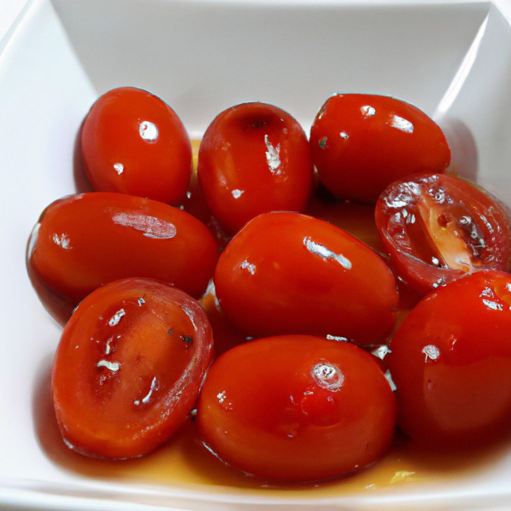 Tomate marinado no vinagre balsâmico